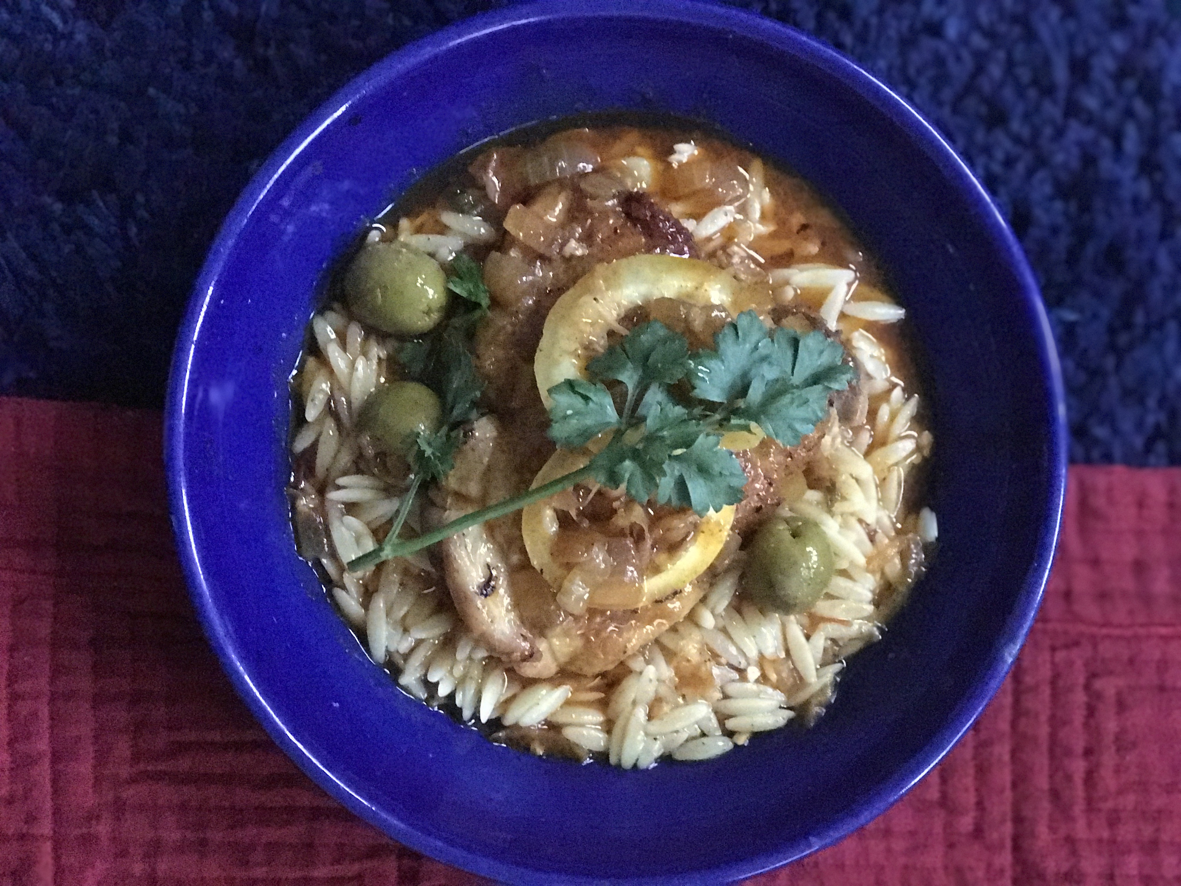 Taste the world: Moroccan Lemon Olive Chicken