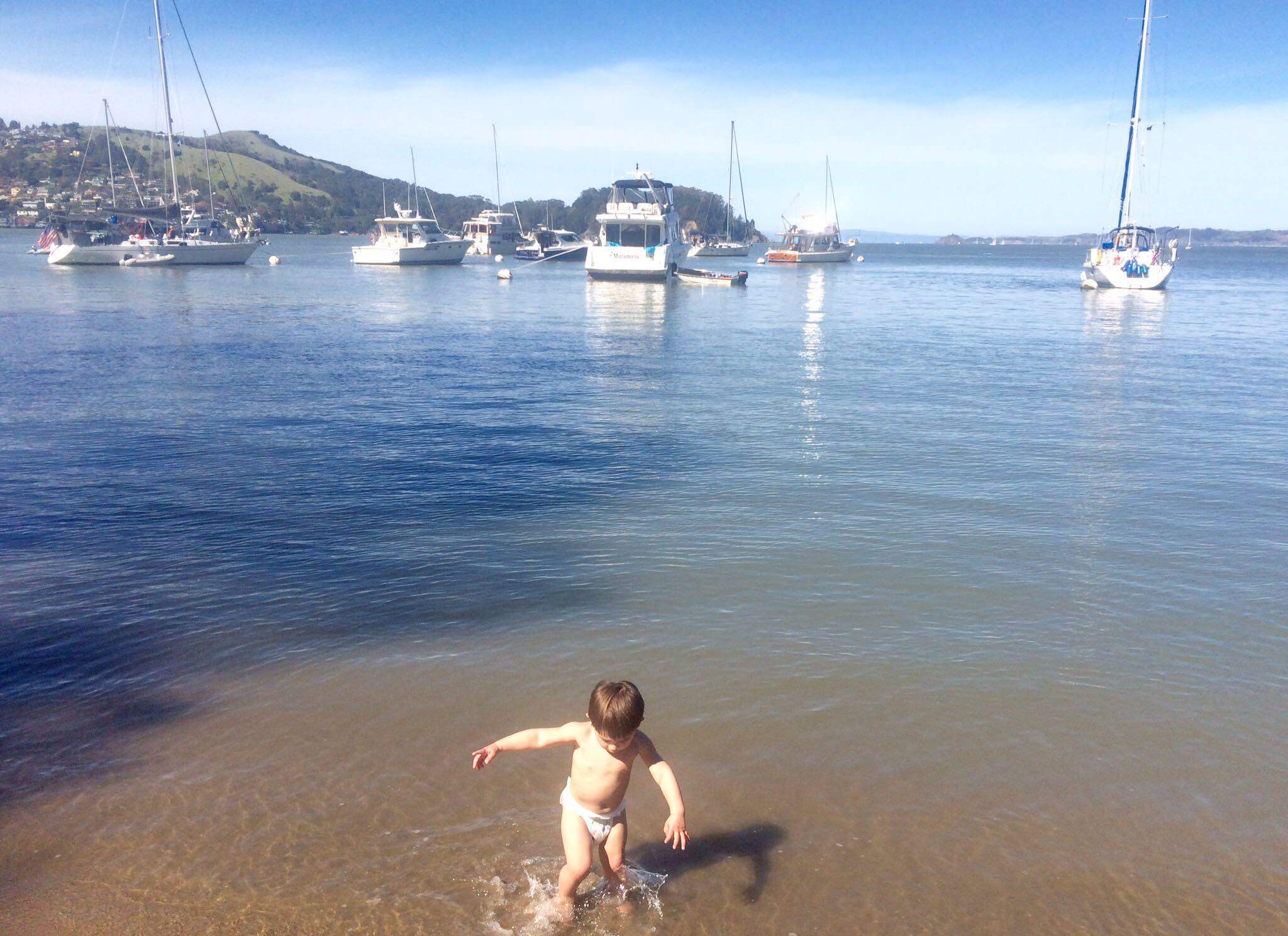 Fun in the water at Angel Island