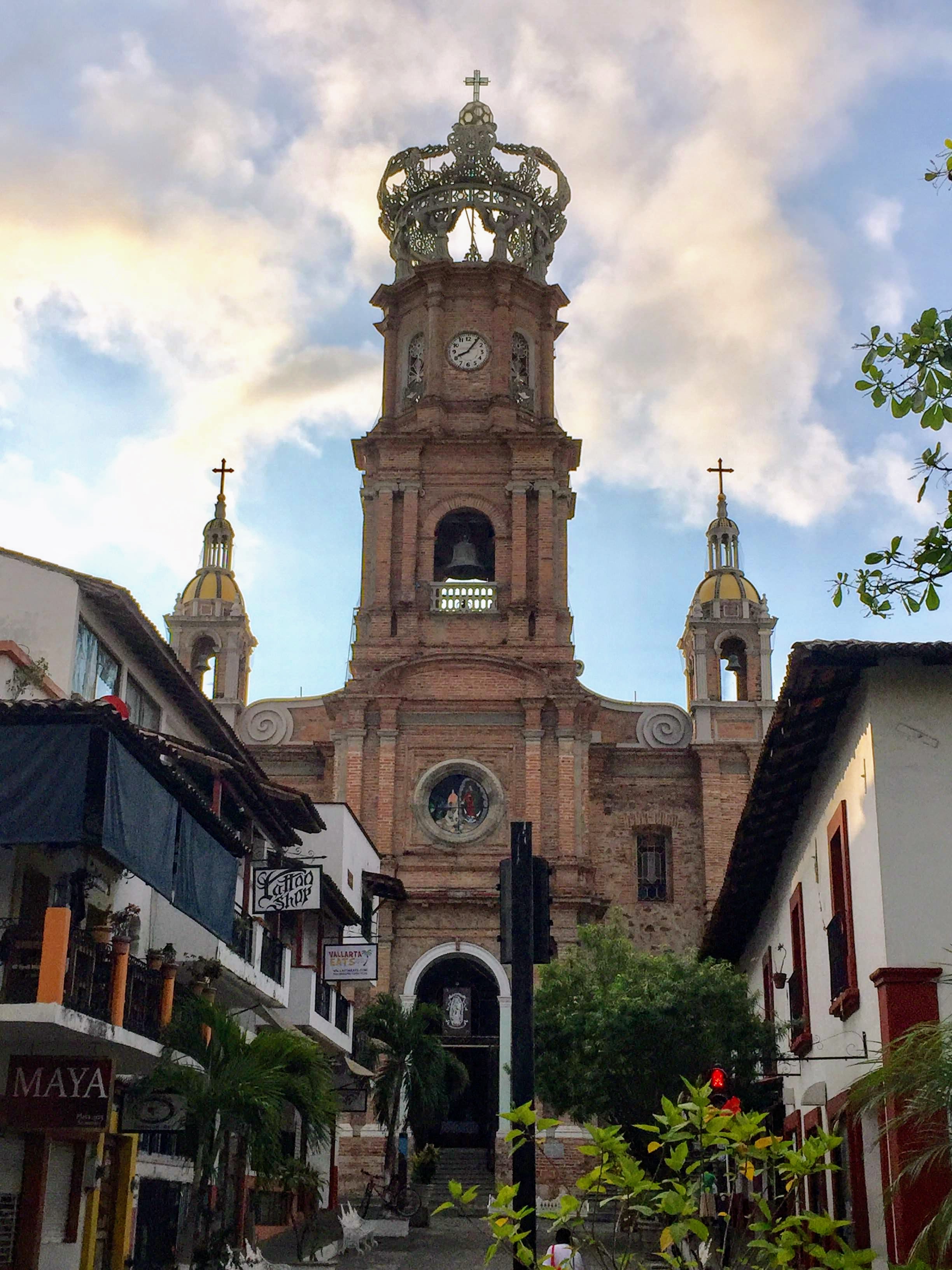 The Church of Our Lady of Guadalupe Puerto Vallarta with kids