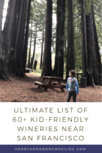 Ultimate List of Kid-Friendly Wineries near the San Francisco Bay Area | San Francisco with Kids | Family Friendly Wineries | Henry and Andrew’s Guide (www.henryandandrewsguide.com)