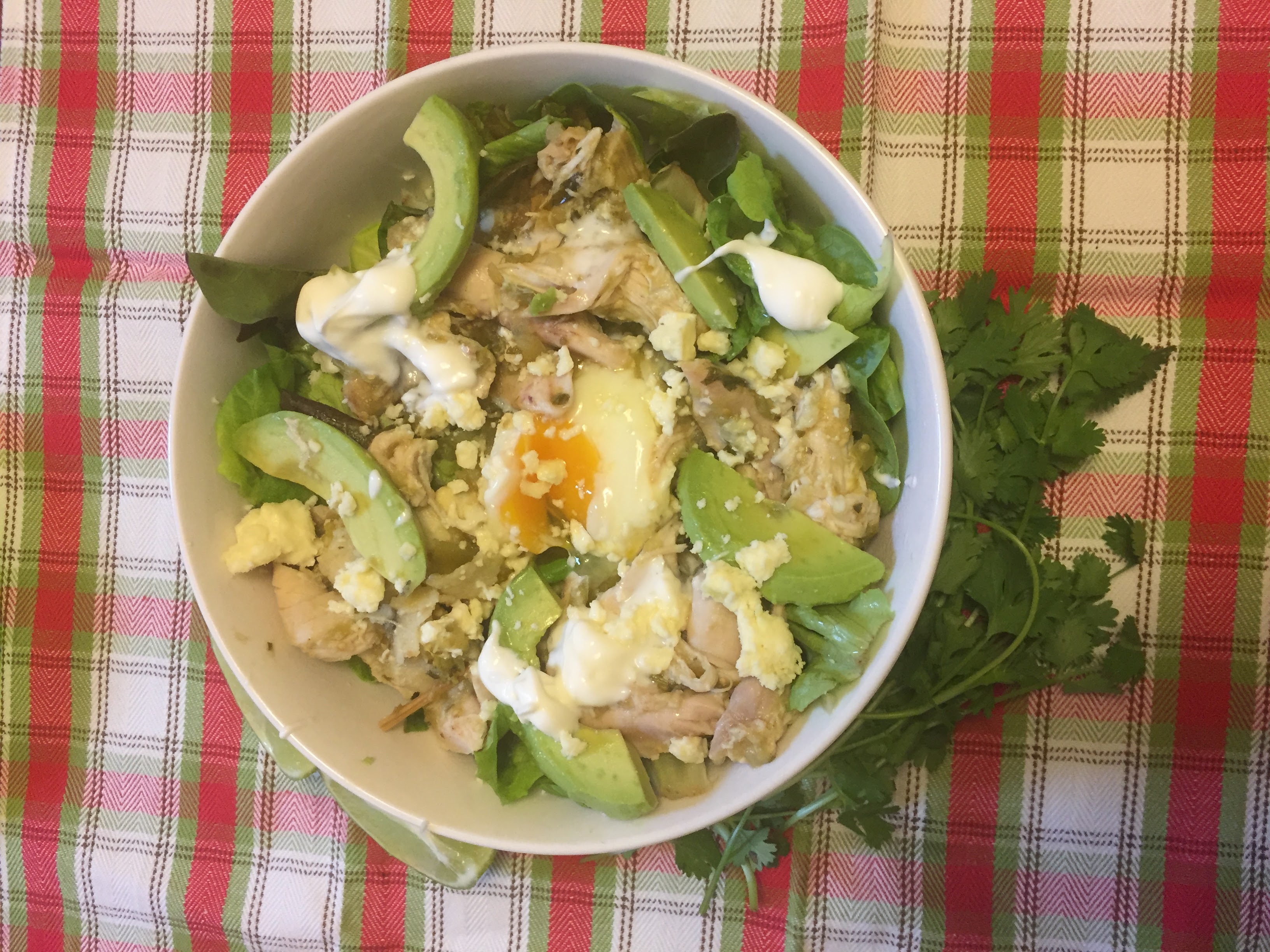 Mexico: Chilaquiles Verde with Chicken