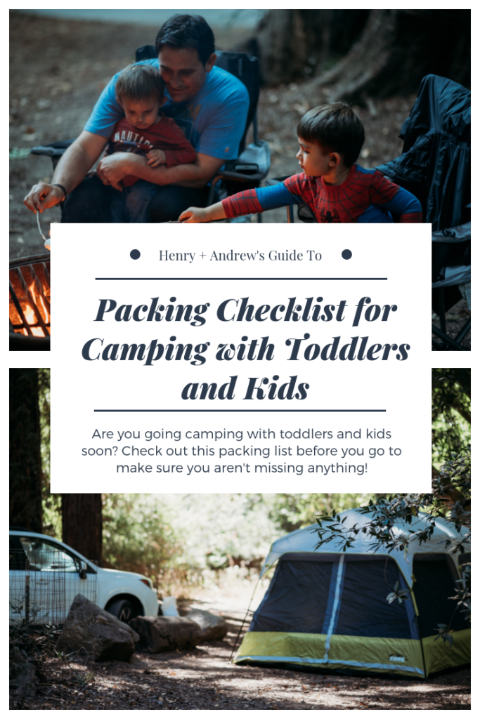 lista rzeczy do spakowania na kemping z dziećmi i małymi dziećmi! # campingwithkids #campingwithtoddlers #packinglist # checklist