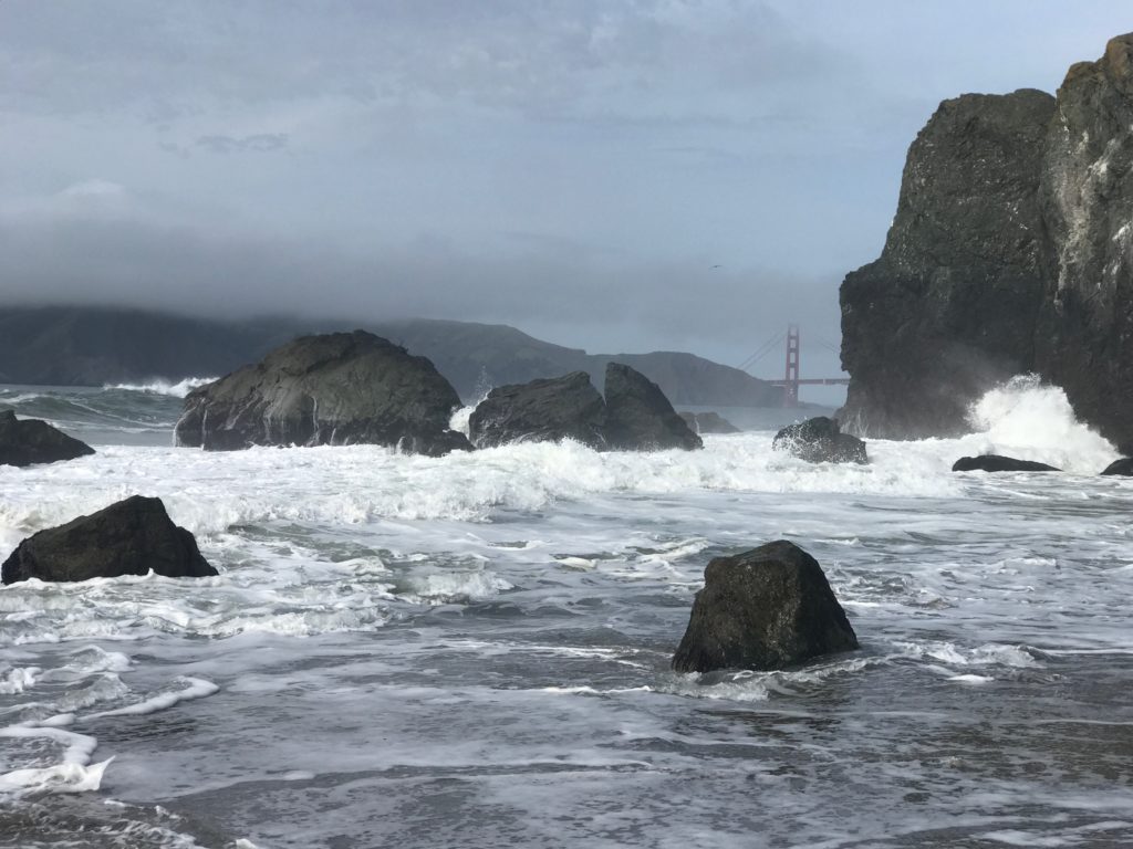 Mile Rock Beach San Francisco with Kids