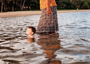 Best Kids Resort Fiji Henry and Andrew's Guide Fiji Holiday with Kids Shallow Ocean Water Sun Bathing